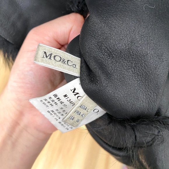 Mo & Co Women's Winter Sheep Skin Leather Jacket/Coat - Picture 15 of 16